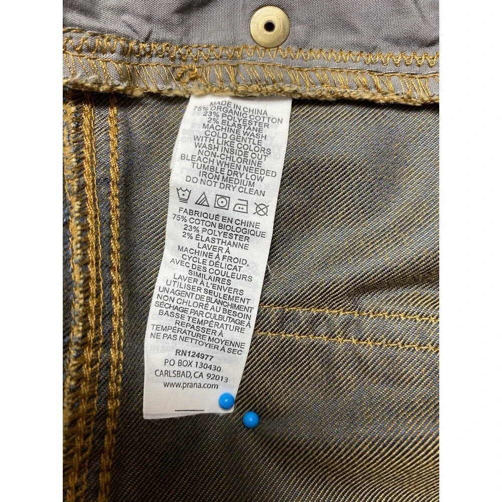 Prana Breathe Men’s Slim Fit Khaki Pants Size 35x30